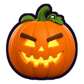 Gourd-o'-Lantern: a huge glowing carved pumpkin